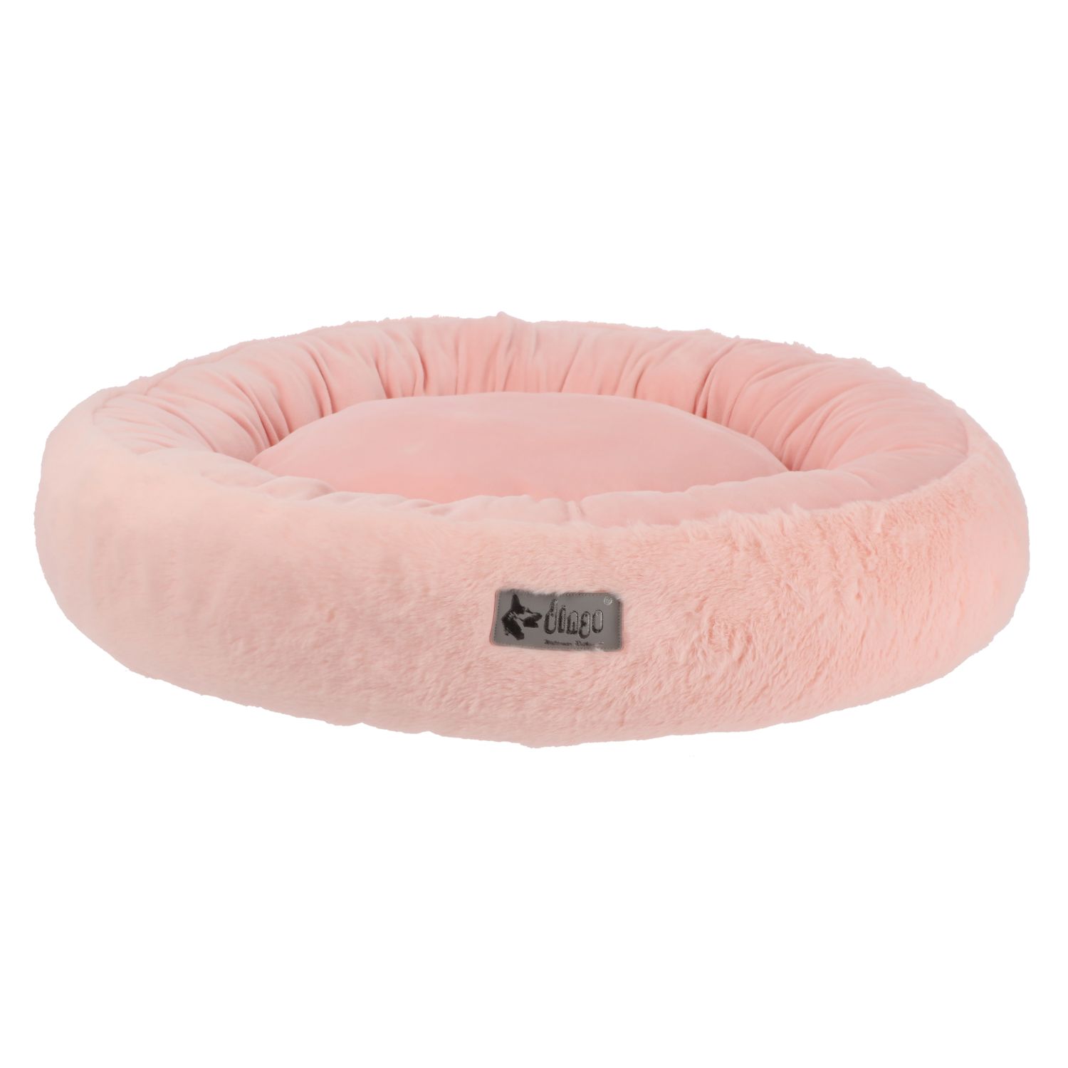 Promocja Legowisko okrągłe HUGME – średnica 62 cm; różowy wyprzedaż przecena