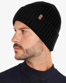 czapka-zimowa-unisex-gruba-dzianina-z-polarem-ciepla-czarna-furtalk