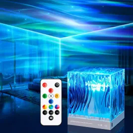 lampka-nocna-projektor-led-aurora-rgb-z-18-efektami-oswietlenia-i-pilotem