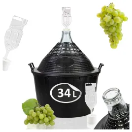 balon-na-wino-34l-cydr-w-koszu-gasior-do-wina-34-l-zestaw-korek-rurka
