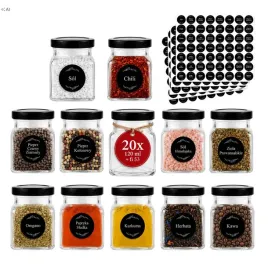 20x-sloik-na-przyprawy-herbate-ziola-kawe-miod-120ml-252-naklejki-etykiety