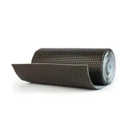 tasma-kominowa-3d-opierzeniowa-aluminiowa-ryflowana-ral-8019-ciemny-braz-5m