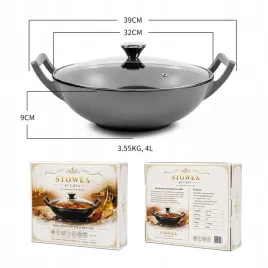 wok-zeliwny-emaliowany-stowex-kuchen-4l-32-cm-z-pokrywa-szklana-szary