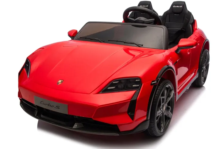 Porsche Taycan Turbo S 24V9ah Auto na akumulator dla dzieci Skóra Koła Eva