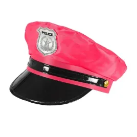 czapka-policjanta-policjant-z-daszkiem-rozowa