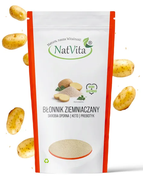 BŁONNIK ZIEMNIACZANY (Skrobia Oporna) Keto Dieta LowCarb 270g NatVita