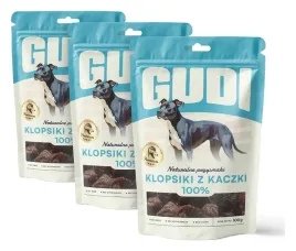 gudi-klopsiki-z-kaczka-100g-naturalne-dla-psa-smaczki-100percent-mono-3pack