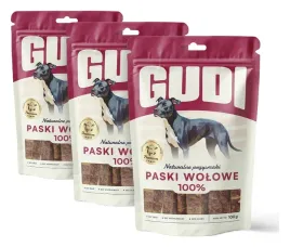 gudi-paski-z-wolowina-100g-naturalne-dla-psa-smaczki-100percent-wolowiny-3pack