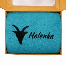 prezent-recznik-70x140-z-haftem-znaku-zodiaku-koziorozec-haft-imienia