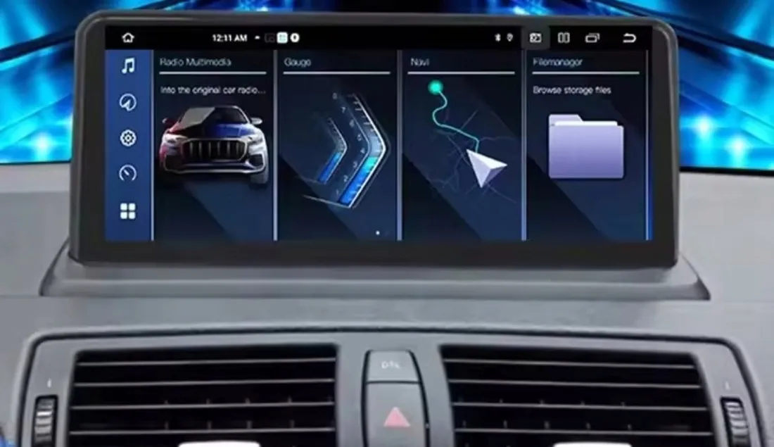 radio-nawigacja-android-carplay-idrive-bmw-1-e88-e82-e81-e87-2004-stan-nowy