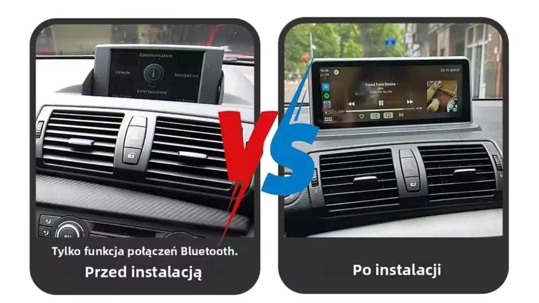 radio-nawigacja-linux-carplay-idrive-bmw-1-e88-e82-e81-e87-2004-stan-nowy