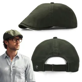 kaszkiet-meski-bawelniany-czapka-casual-zielony-khaki-pako-jeans