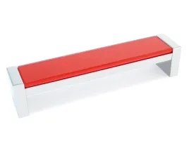 uchwyt-szklo-uza02-masywny-rozstaw-160-mm-chrom-czerwone-szklo