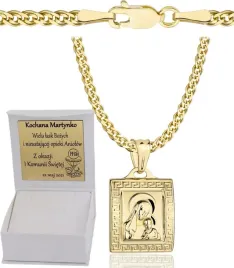 zloty-lancuszek-damski-monaliza-pelny-z-medalikiem-pr-585-grawer-gratis