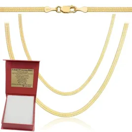 zloty-naszyjnik-damski-pelny-diamentowany-tasma-230-mm-pr-585-grawer