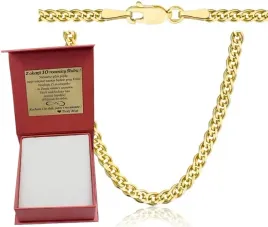 zloty-lancuszek-damski-diamentowany-monaliza-300-mm-pr-585-grawer-gratis