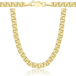 lancuszek-zloty-meski-diamentowany-370-mm-garibaldka-pr-585