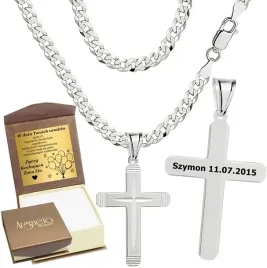 lancuszek-srebrny-meski-pancerka-380-mm-z-krzyzykiem-pr-925-grawer-gratis