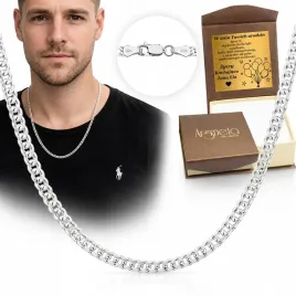 lancuszek-srebrny-rombo-350-mm-pelny-diamentowany-925-grawer-gratis