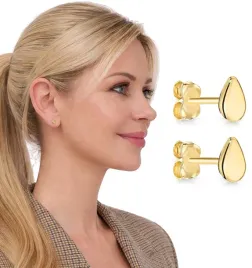 kolczyki-zlote-585-14k-lezki-kropelki-eleganckie-prezent-dzien-kobiet