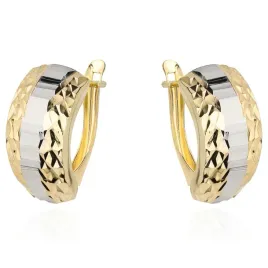 kolczyki-zlote-z-diamentowaniem-zaokraglone-pr-585-grawer-gratis