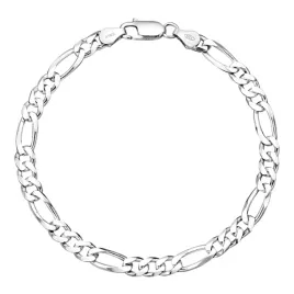 srebrna-bransoletka-meska-pelna-figaro-diamentowana-pr-925