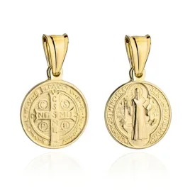 zloty-medalik-sw-benedykt-pr-585-grawer-gratis
