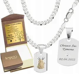 lancuszek-srebrny-pancerka-pelny-diamentowany-z-medalikiem-grawer-gratis