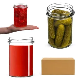 48x-sloik-szklany-475-ml-prosty-na-miod-dzem-mieso-przetwory-ogorki-fi82