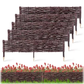 palisada-ogrodowa-wiklinowa-obrzeze-trawnikowe-plotek-100x20-cm-zestaw-5szt