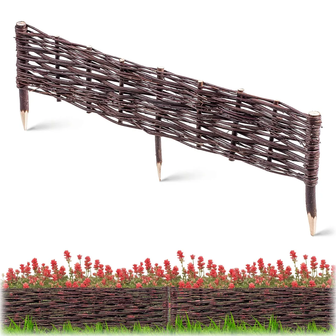 palisada-ogrodowa-wiklinowa-obrzeze-trawnikowe-plotek-100x20-cm-wysoka-plot-stan-nowy
