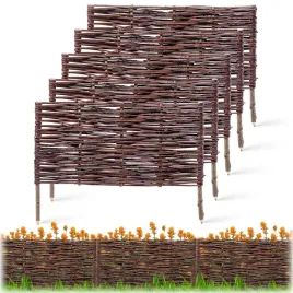 palisada-ogrodowa-wiklinowa-obrzeze-trawnikowe-plotek-60x40-cm-zestaw-5-szt