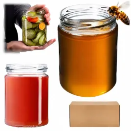 16x-sloik-540-ml-500-ml-sloiki-sloj-na-przetwory-miod-dzem-szklany-fi-82