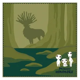 mini-recznik-studio-ghibli-ksiezniczka-mononoke-z-motywem-boga-jelenia-25x2