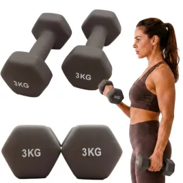 zestaw-ciezarki-zeliwne-powlekane-hantelki-neoprenowe-2x3kg-antyposlizgowe