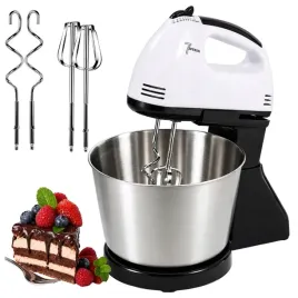 robot-kuchenny-mikser-reczny-mocny-z-stalowa-misa-7-predkosci-100w-koncowki