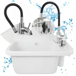 zestaw-gospodarczy-zlew-bialy-60-cm-elastyczna-bateria-dozownik-na-plyn