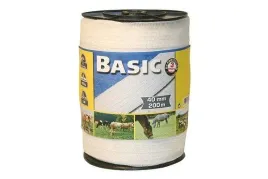 tasma-ogrodzeniowa-corral-basic-200m-40mm-biala