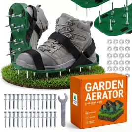 aerator-ogrodowy-do-trawnikow-nakladki-na-buty-z-kolcami-2-paski-zielony