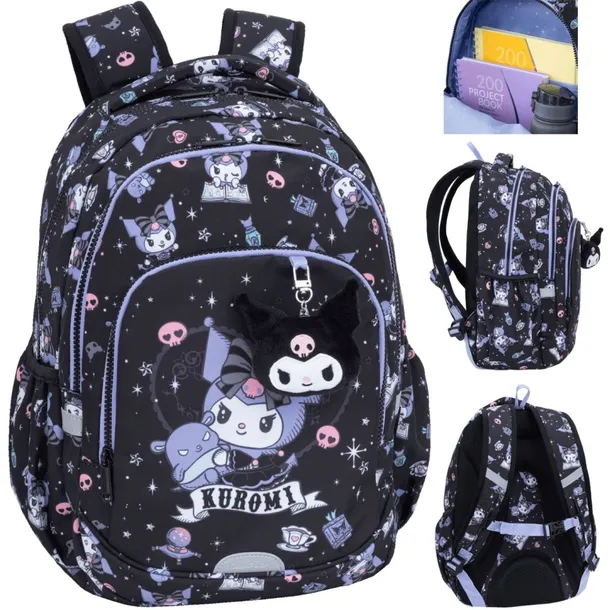 Coolpack Plecak Tornister Szkolny Dla Dziewczynki Kuromi Czarny