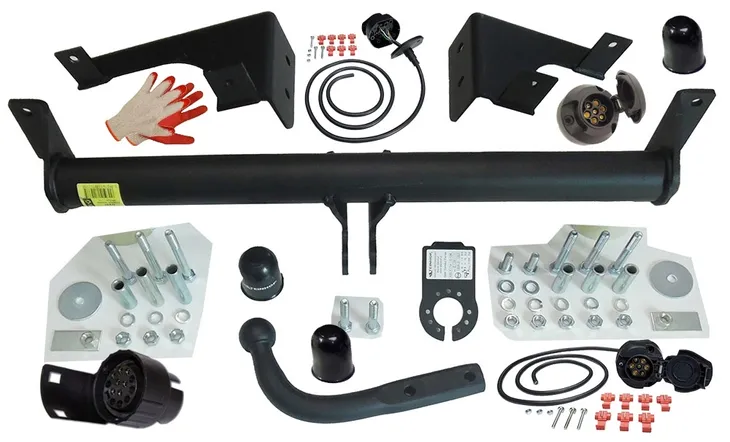 KOMPLETNY HAK HOLOWNICZY do OPEL COMBO C 3 od02 III WIĄZKA7PIN13P ADAPTER