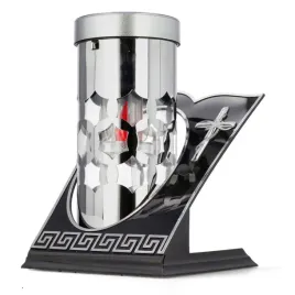 znicz-meander-solar-srebrny-z-krzyzem-metal-25cm