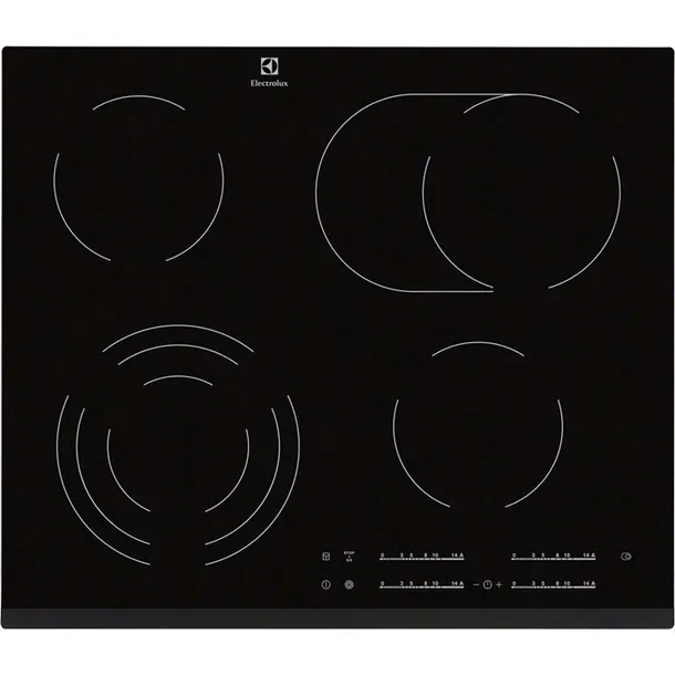 Płyta ceramiczna Electrolux EHF6547FXK (4 pola grzejne; kolor czarny)