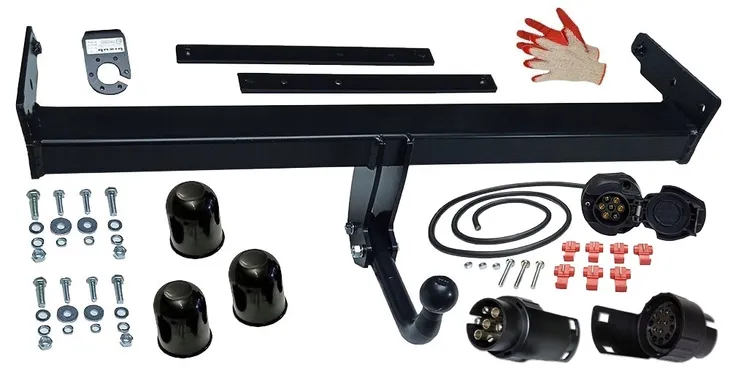FORD KUGA 1 MK1 I 2008 2013 SUV HAK HOLOWNICZY WIĄZKA +ADAPTER 7PIN13P