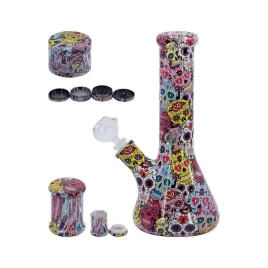 zestaw-bongo-mlynek-pojemnik-colorfull-skull