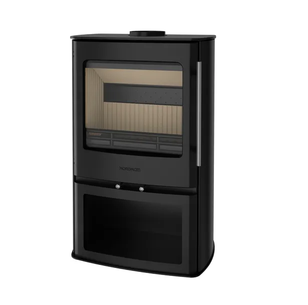 PIEC KOMINKOWY ŻELIWNY NORDFLAM ASKER 6.5kW CDP KOZA KOMINEK PANORAMICZNY