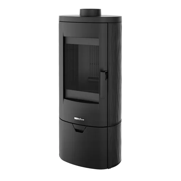 KOMINEK PIEC ŻELIWNY NORDFLAM PALERMO 7.8 kW KOZA CDP NOWOCZESNY DESIGN