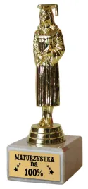 statuetka-absolwentka-matura-prezent-maturzystka-na-100percent-zakonczenie-u355
