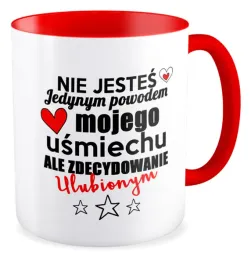 kubek-czerwony-prezent-na-walentynki-jestes-powodem-mojego-usmiechu