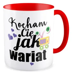 kubek-czerwony-z-nadrukiem-prezent-na-walentynki-kocham-cie-jak-wariat